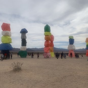 Seven Magic Mountains - Public Art Near Me - Las Vegas, Nevada Seven Magic Mountains - Public Art Near Me - Las Vegas, Nevada