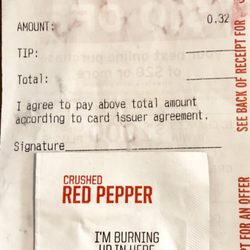 Pizza Hut - Crushed red pepper