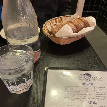 Sotto Mare - Complimentary bread - Seafood Near Me - San Francisco, California Sotto Mare - Complimentary bread - Seafood Near Me - San Francisco, California