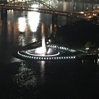 Point State Park - Fountain at night from incline - Parks Near Me - Pittsburgh, Pennsylvania