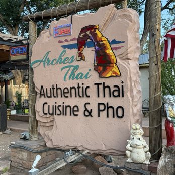 Arches Thai - Signage out front - July 2025 - Thai Near Me - Moab, Utah