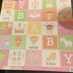Scrapbook Generation - Baby girl page