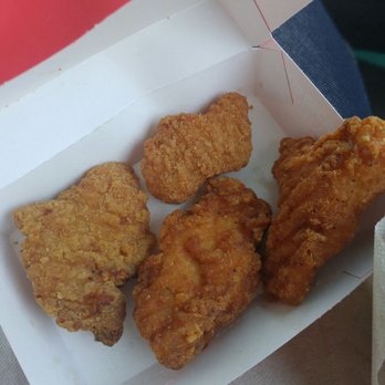Wendy's - What was supposed to be a 4 piece chicken strip meal. I paid extra money to get a chicken nugget!! Come on! - Burgers Near Me - Port Saint Lucie, Florida