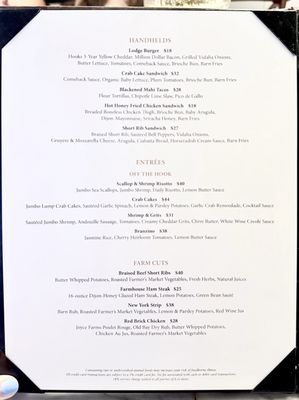 Menu photo 1 Blackwall Barn & Lodge Columbia, MD Menu photo 1 Blackwall Barn & Lodge Columbia, MD