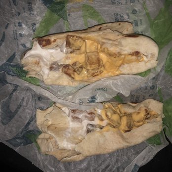 Taco Bell - Cheesy potato grillers poorly made - Fast Food Near Me - Poway, California Taco Bell - Cheesy potato grillers poorly made - Fast Food Near Me - Poway, California