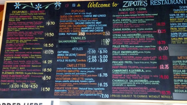 Menu photo 8 Zipotes Restaurant Redwood City, CA Menu photo 8 Zipotes Restaurant Redwood City, CA