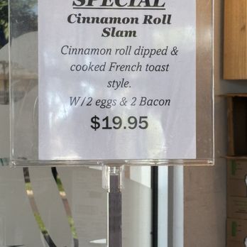 Kihei Caffe Lahaina - Cinnamon Roll Slam (Special of the Day) - Breakfast & Brunch Near Me - Lahaina, Hawaii Kihei Caffe Lahaina - Cinnamon Roll Slam (Special of the Day) - Breakfast & Brunch Near Me - Lahaina, Hawaii