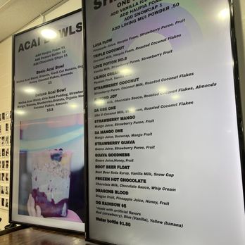 Wailua Shave Ice - Shaved Ice Near Me - Kapaa, Hawaii