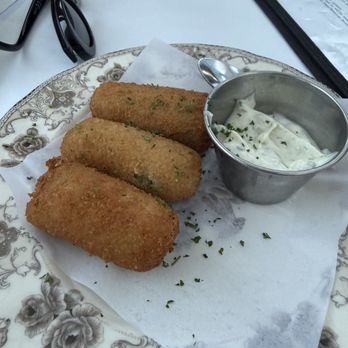 Manchego - Cod croquete - Spanish Near Me - Santa Monica, California Manchego - Cod croquete - Spanish Near Me - Santa Monica, California