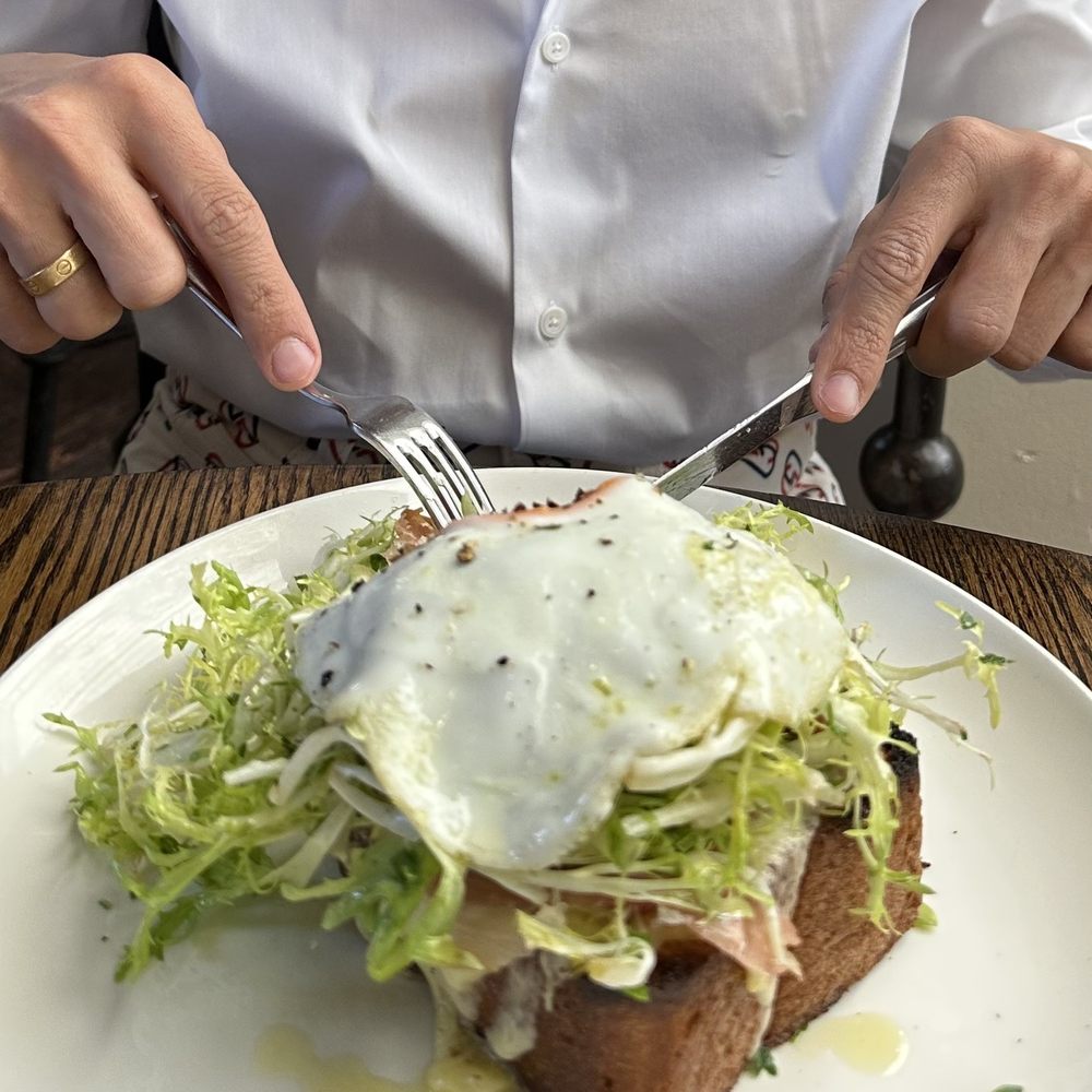 AOC - The sky high brioche is slightly overwhelming (accidentally ordered think this thinking it was the sandwich :/ ) - Cocktail Bars Near Me - Los Angeles, California AOC - The sky high brioche is slightly overwhelming (accidentally ordered think this thinking it was the sandwich :/ ) - Cocktail Bars Near Me - Los Angeles, California