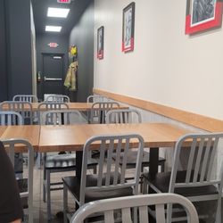 Firehouse Subs - Covington, LA - Dining area with turnouts towards the restrooms.