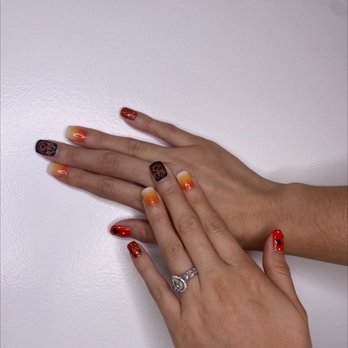 Gloss Nail Spa - Loved my Mickey Halloween Themed Nails! Excellent  JOB!!! - Nail Salons Near Me - Pasadena, California