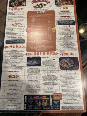 Menu photo 2 Monterrey Mexican Restaurant Tucker, GA Menu photo 2 Monterrey Mexican Restaurant Tucker, GA