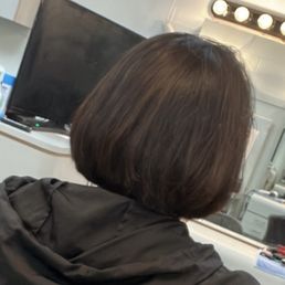 Bob hair cut without perm Bob hair cut without perm
