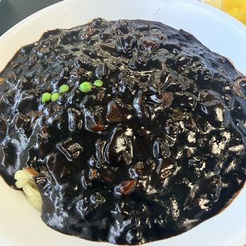 Jin Jja Roo - 2. Black Bean Noodle Double Portion (짜장면 곱배기) - Korean Near Me - Gardena, California Jin Jja Roo - 2. Black Bean Noodle Double Portion (짜장면 곱배기) - Korean Near Me - Gardena, California
