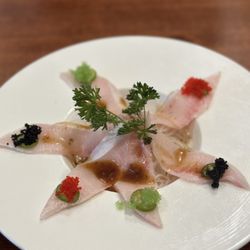 Prime Sushi & BBQ Chicken - Yellowtail carpaccio