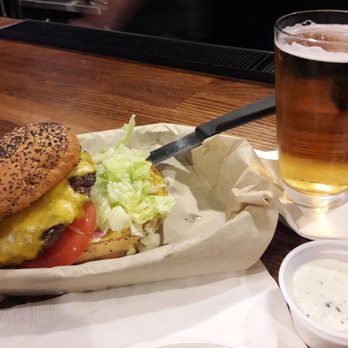 Snuffers - My boyfriend's cheeseburger. He ordered medium but it was a little too pink. But he loved it! - Burgers Near Me - Addison, Texas Snuffers - My boyfriend's cheeseburger. He ordered medium but it was a little too pink. But he loved it! - Burgers Near Me - Addison, Texas