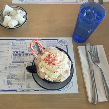 Uncle Bill's Pancake House - Candy Cane Hot Cocoa Special - Breakfast & Brunch Near Me - Cape May, New Jersey Uncle Bill's Pancake House - Candy Cane Hot Cocoa Special - Breakfast & Brunch Near Me - Cape May, New Jersey