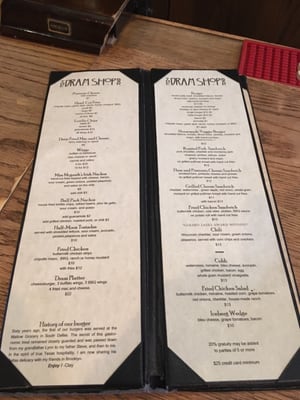 Menu photo 5 The Dram Shop Bar Brooklyn, NY