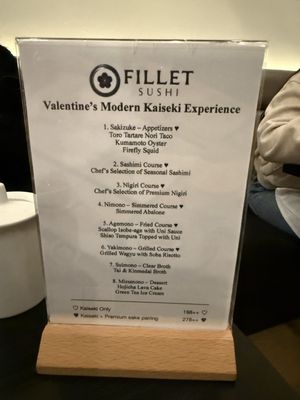 Menu photo 4 Fillet Sushi Monrovia, CA