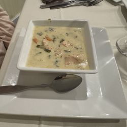 Creamy chicken soup