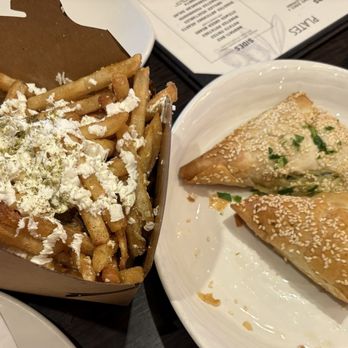 Olive Pit Grill - Brea - Feta Fries. Spanakopita. - Greek Near Me - Brea, California Olive Pit Grill - Brea - Feta Fries. Spanakopita. - Greek Near Me - Brea, California