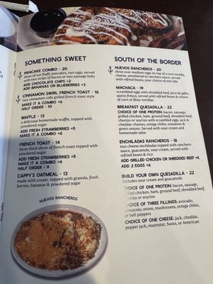 Menu photo 3 Cappys Cafe Newport Beach, CA