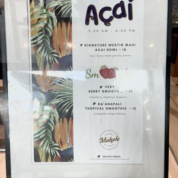 Mahele Market & Eatery - Acai bowl and smoothie menu - Fast Food Near Me - Lahaina, Hawaii Mahele Market & Eatery - Acai bowl and smoothie menu - Fast Food Near Me - Lahaina, Hawaii