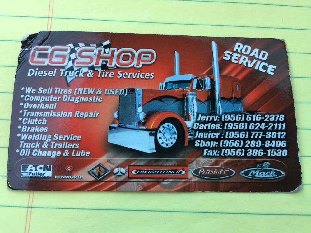 CG SHOP DIESEL TRUCK SHOP 4401 U S 281 Business, Edinburg, Texas Auto Repair Yelp Phone