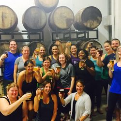 Eat Yoga Drink. - Cheers to the strong yogis at Fair Winds!