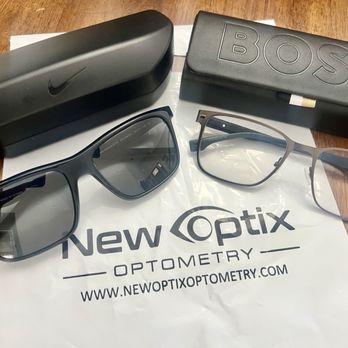 New Optix Optometry - So happy with my prescription BOSS eyeglasses and prescription Nike Sunglasses. - Optometrists Near Me - San Diego, California