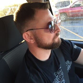 Lion's Den - My fiancé's cut from a few months ago. He's been growing out the top. They clean him up nice :) - Barbers Near Me - Joplin, Missouri