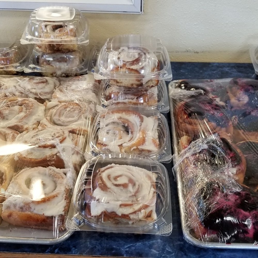 Packer Orchards & Bakery - Marionberry cinnamon roll was good. Not too sweet surprisingly - Bakeries Near Me - Hood River, Oregon Packer Orchards & Bakery - Marionberry cinnamon roll was good. Not too sweet surprisingly - Bakeries Near Me - Hood River, Oregon