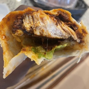 Hot Chicken Mama - Inside the snack wrap - Chicken Shop Near Me - Blue Point, New York