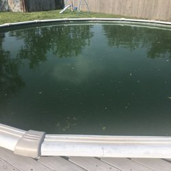 Clyde's Pools & Hot Tub Shack - Green and nasty
