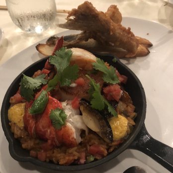 MW Restaurant - Paella; a little spicy but I love spice and this was perfect! The Kama on the side was super fresh and the lobster was like buttah - New American Near Me - Honolulu, Hawaii MW Restaurant - Paella; a little spicy but I love spice and this was perfect! The Kama on the side was super fresh and the lobster was like buttah - New American Near Me - Honolulu, Hawaii
