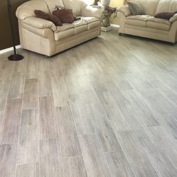 New tile floor.