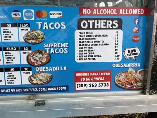 Menu photo 4 Penas Taqueria Lodi, CA Menu photo 4 Penas Taqueria Lodi, CA