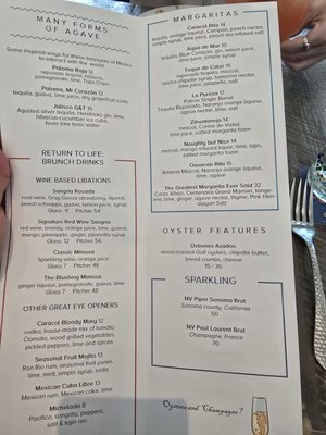Menu photo 1 Caracol Houston, TX