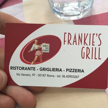 Frankie's Grill - Visit card - Steakhouses Near Me - Rome, RM