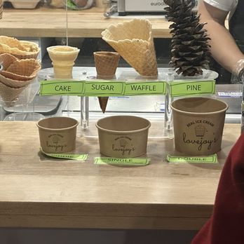 Lovejoy's Real Ice Cream - Cone Choices - Desserts Near Me - Meridian, Idaho Lovejoy's Real Ice Cream - Cone Choices - Desserts Near Me - Meridian, Idaho