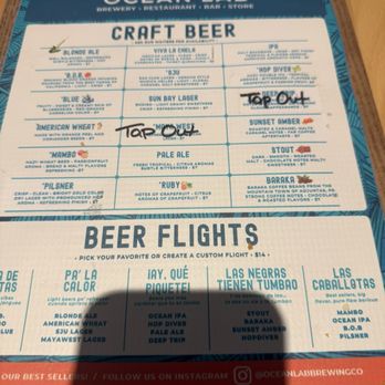Ocean Lab Brewing - Beer menu - Breweries Near Me - San Juan, Puerto Rico
