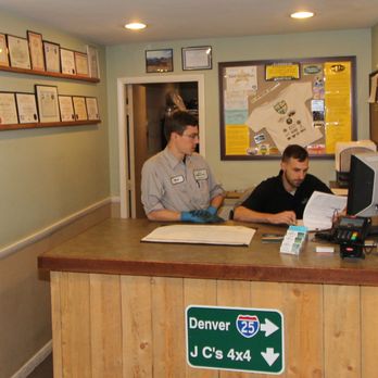 JC's British & 4x4 - Service Advisor Mike working with Technician Nick - Auto Repair Near Me - Englewood, Colorado JC's British & 4x4 - Service Advisor Mike working with Technician Nick - Auto Repair Near Me - Englewood, Colorado