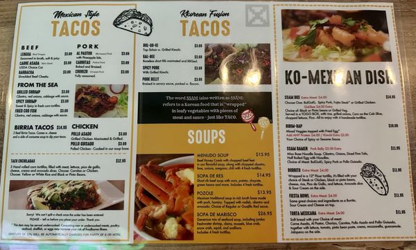 Menu photo 2 Ssam Kitchen Falls Church, VA Menu photo 2 Ssam Kitchen Falls Church, VA