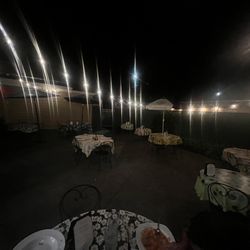 Lincklaen House - Outside patio. bad pic, great patio