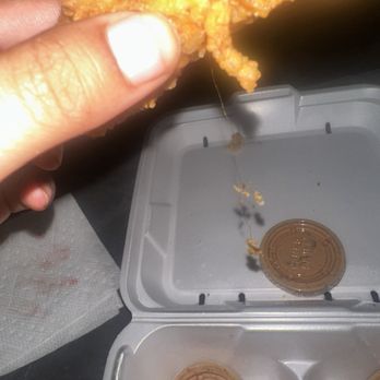 Raising Cane's Chicken Fingers - The Caniac Combo with hair fried into it! - Fast Food Near Me - New Lenox, Illinois Raising Cane's Chicken Fingers - The Caniac Combo with hair fried into it! - Fast Food Near Me - New Lenox, Illinois