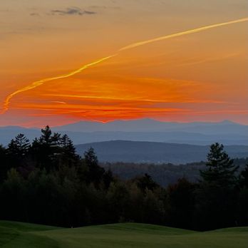 Montcalm Golf Club - When we play 18 at sunset, we scurry up to the first green to say goodnight to the sun over Mt Ascutney. Breathtaking! - Golf Near Me - Enfield, New Hampshire Montcalm Golf Club - When we play 18 at sunset, we scurry up to the first green to say goodnight to the sun over Mt Ascutney. Breathtaking! - Golf Near Me - Enfield, New Hampshire