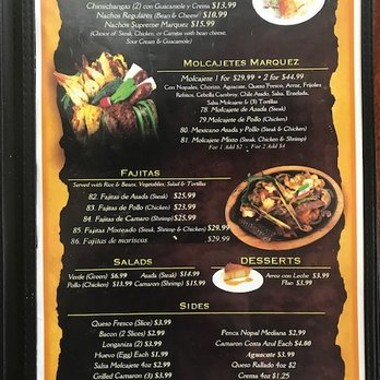 El Marquez Restaurant - Menu as of 5/19/23 - Mexican Near Me - Norwalk, California El Marquez Restaurant - Menu as of 5/19/23 - Mexican Near Me - Norwalk, California