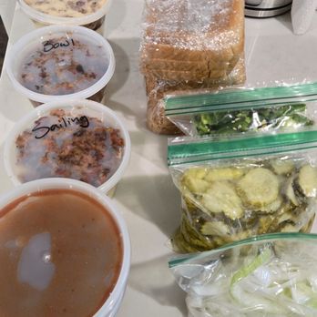 CorkScrew BBQ - 3 types of bowls ready to be made - Barbeque Near Me - Spring, Texas
