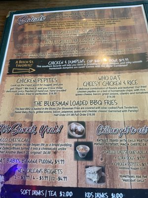 Menu photo 4 Beech Street Bistro Crossett, AR